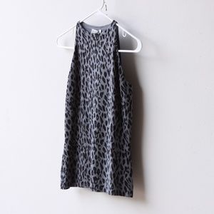 White house black market leapard print tank